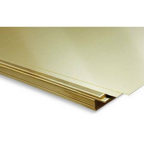 Brass sheet 0.5mm-2mm sheets sheet metal thin sheet selectable 100mm to 1000mm