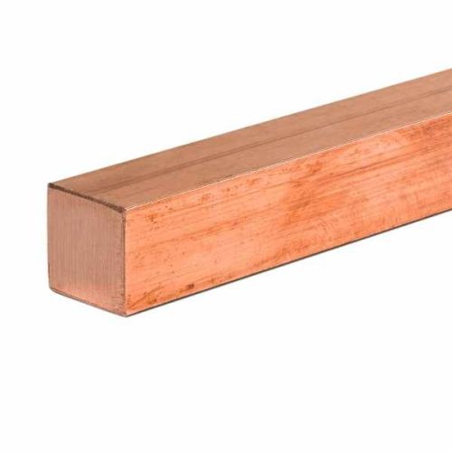 Kobber firkant 6x6-40x40 mm kobber firkantstang 2.0065 firkantstang Cu-ETP Evek GmbH - 1