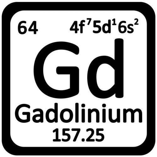 Gadolinium metallelement 64 Gd-stykker 99,95 % sjeldne