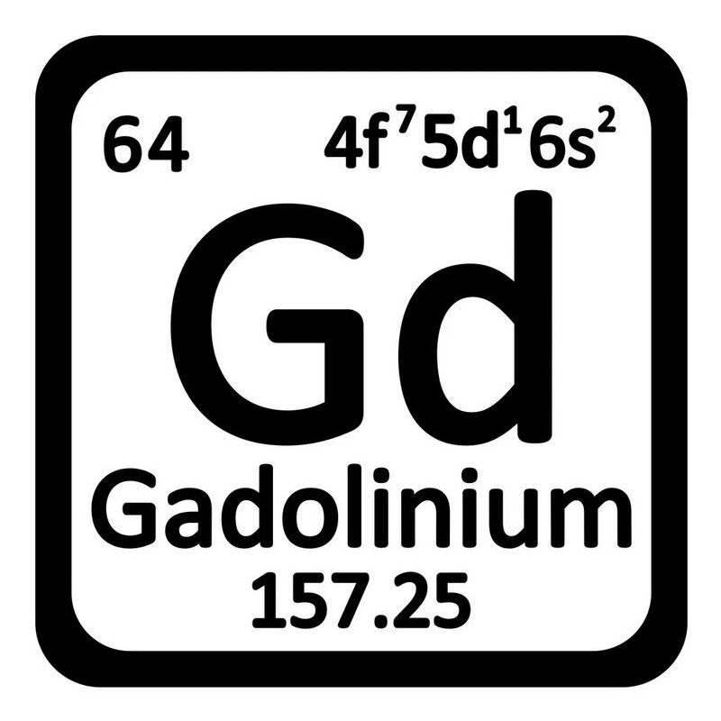 Gadolinium metallelement 64 Gd-stykker 99,95 % sjeldne