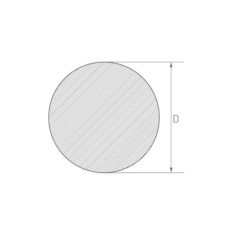 Rustfritt stål stang 3mm-625mm 1.4404 AISI 316L rundstang