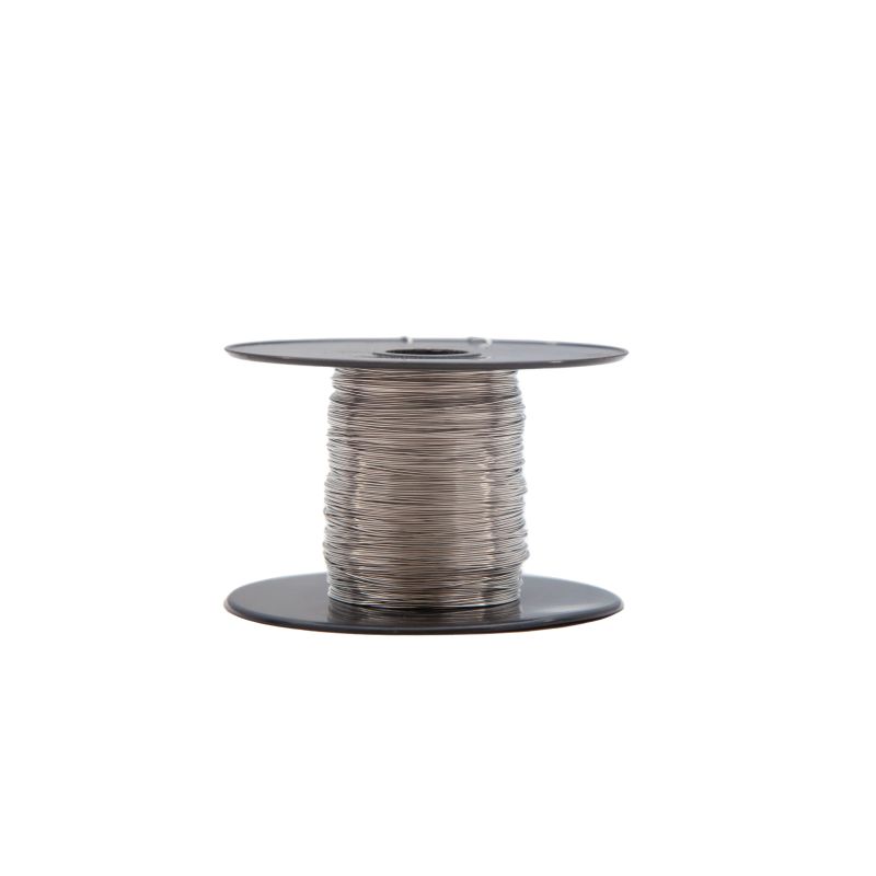 Rustfri ståltråd Ø0.05-3mm bindetråd 1.4404 hage-/gjerde tråd 316L hobby-/kunstnertråd 1-200 m