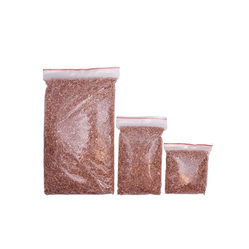 Kobbergranulat 99,9 % høyrent kobber Cu-element 29 renhet resirkulert 100 g–5 kg