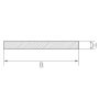 Messingplateremser Flatstang 30x2mm-90x6mm Tilskjæring Remser