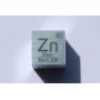 Sink metallkube Zn 10x10mm polert 99,99% renhet kube