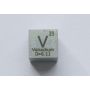 Vanadium V metall kube 10x10mm polert 99,9% renhet kube