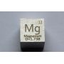 Magnesium Mg metall kube 10x10mm polert 99,95% renhet kube