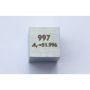 Chrom Cr Metall Würfel 10x10mm poliert 99,7% Reinheit cube