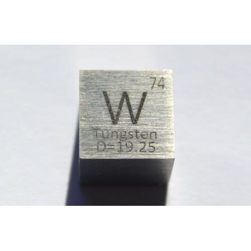 Wolfram W Metall Würfel 10x10mm poliert 99,95% Reinheit cube