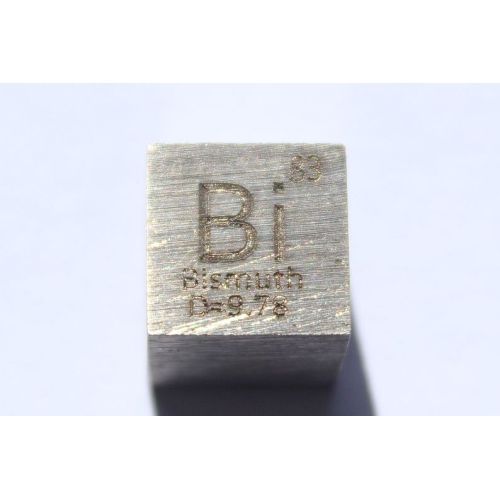 Vismut Bi Metall Kub 10x10mm polert 99,99% renhet kube