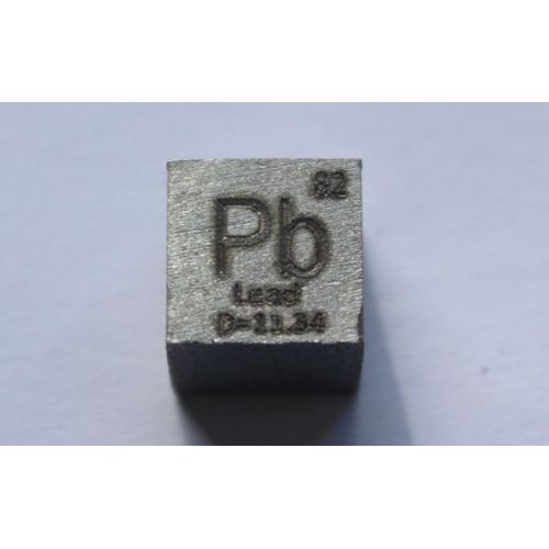 Blei Pb Metall Würfel 10x10mm poliert 99,99% Reinheit cube