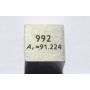 Zirkonium Zr metall kube 10x10mm polert 99,2% renhet kube