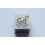 Gadolinium Gd Metallkube 10x10mm polert 99,99% renhet kube