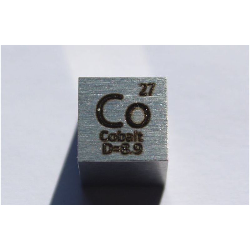 Kobolt Co metallkube 10x10mm polert 99,96% renhet kube