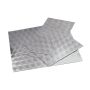 Rustfritt stål plate 0,5-1,5 mm V2A plate kutt 1.4301 sirkulærmarmorert