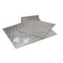 Rustfritt stål plate 0,5-1,5 mm V2A plate kutt 1.4301 sirkulærmarmorert
