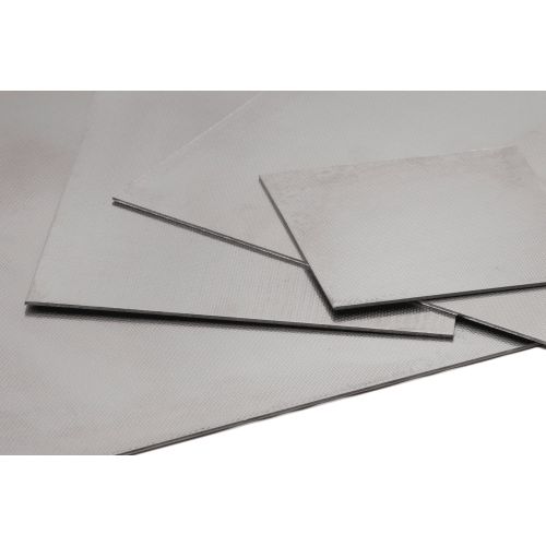Rustfritt stål 1.4301 plate mønster lin V2A 0,5-1,5 mm plater tilpasset etter mål 100-1000 mm