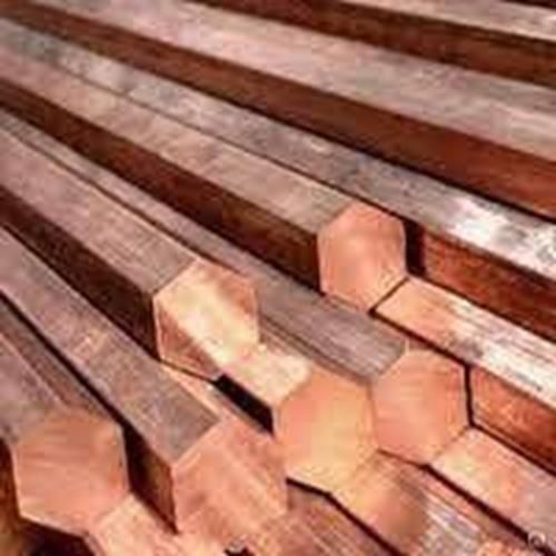 Kobber sekskant SW 17 mm - 27 mm 6 kant 2.0090 0,1-1 meter