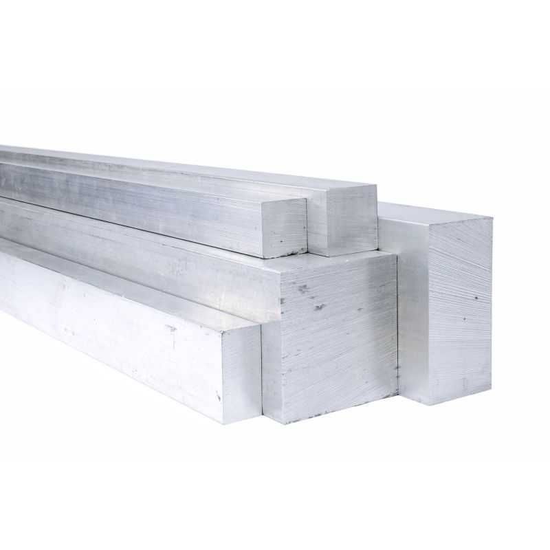 Aluminium firkantstang 4x4-30x30mm Legering 6061(AlMg1SiCu 0.1-1 meter