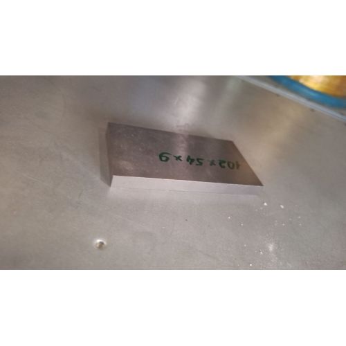 Wolfram Platte 99.99% 102х52х5-120х50х6mm Element 74 Platten